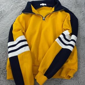 Yellow quarter zip from Garage Clothing